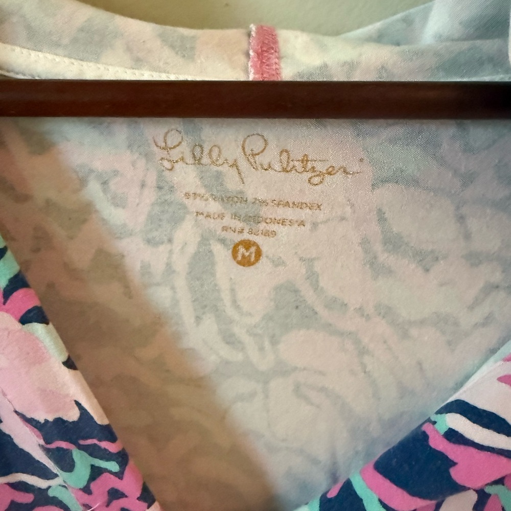 Lilly Pulitzer Multicolor Patterned Cotton Beachcover up - Picture 2 of 3